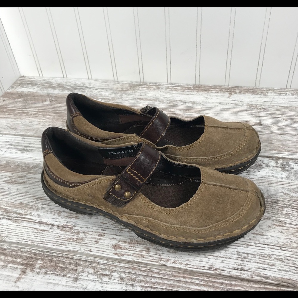 Born suede leather Mary Jane shoes - size 7